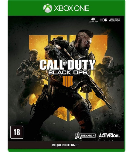 Call Of Duty Black Ops 4 Xbox One Mídia Física Em Português