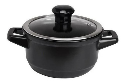 Caçarola De Cerâmica Ceraflame 16cm 1100ml Duo Preto