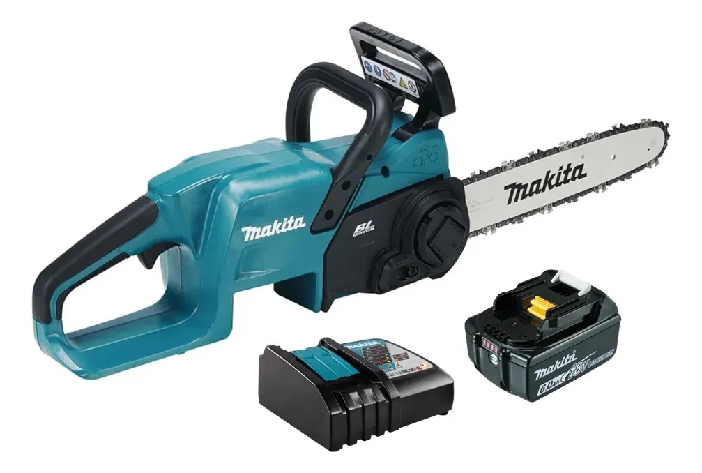 Motoserra Bateria Duc307 Makita 1bateria 6a Bivolt Dc18rc Azul-petróleo