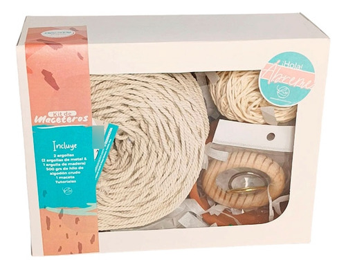 Kit De Macetero De Macramé | Kit Para Hacer Porta Maceta