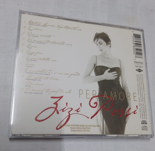 Cd Zizi Possi - Per Amore ( 25490 ) (Usado)