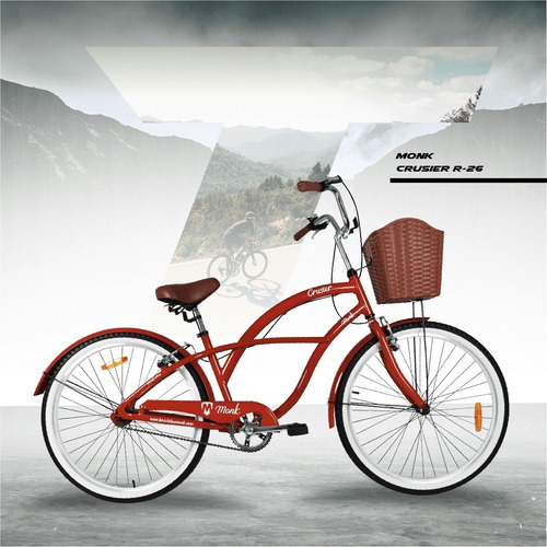 Imagen 8 de 9 de Bicicleta Urbana Aluminio Monk Crusier Rodada 26