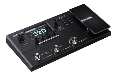 Nux mg-30 guitarra com pedal projetado pela guitarra, para