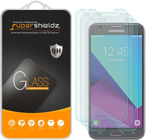  3-pack  Supershieldz  Para Samsung Galaxy J3 Mision  Burb