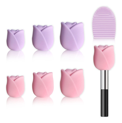 Paquete De 6 Soportes Para Brochas De Maquillaje, Tamao 3, D