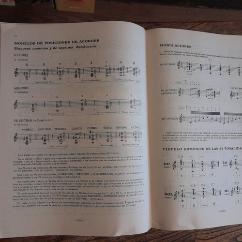 N. Técnica De La Guitarra Arpegios Acordes Modulaciones Prat (Usado)