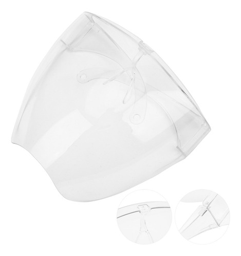 - Protector Facial Transparente, Antivaho Y Antisalpicaduras