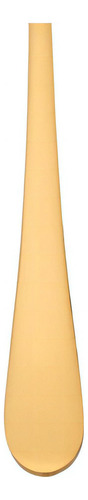 Cuchara de mesa Valentina Gold de acero inoxidable estilo Mimo con mango dorado