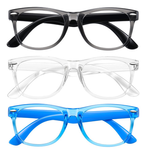 Okany Gafas De Luz Azul Para Ninos, Paquete De 3 Lentes De B
