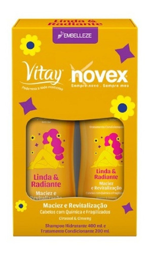 Imagem 1 de 1 de Shampoo E Condicionador Vitay Linda E Radiante