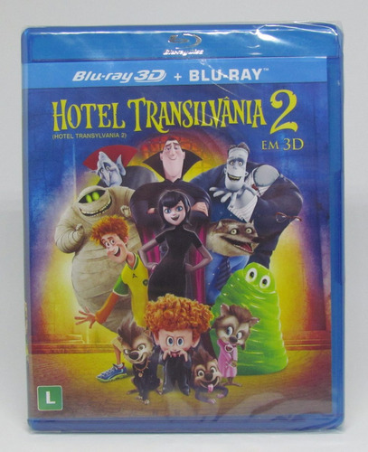 Blu-ray Hotel Transilvânia 2 - 3d + 2d - Original & Lacrado