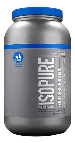 Isopure Cero Carb Whey Protein Isolate 3lb