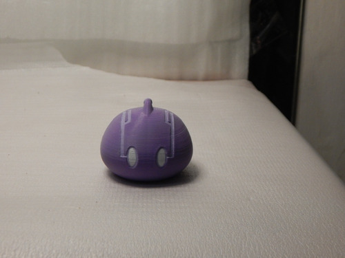 Genshin Impact Electro Slime Figura Impresion 3d Pixelados_