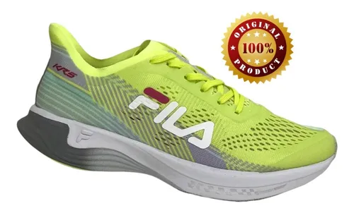 Tenis fila cheap verde limao