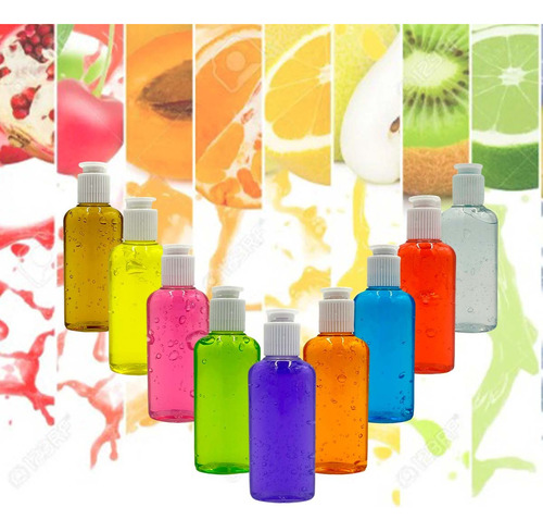 Gel Antibacterial Bolsillo 30 Ml Oval Colores C/ Aromas X200