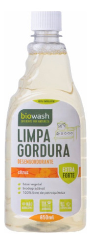 Kit 3x: Desengordurante Refil Biodegradável Biowash 650ml