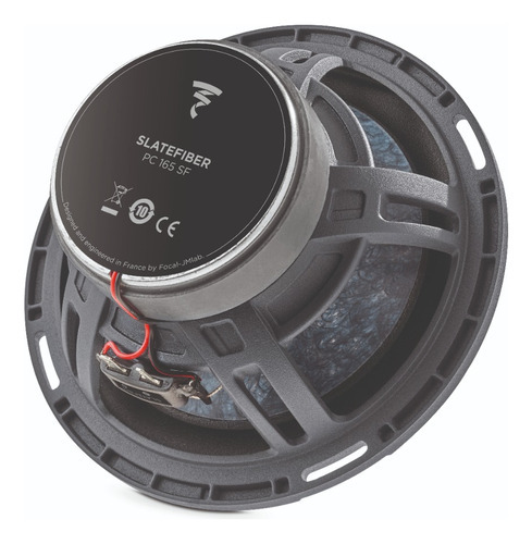 Bocinas Para Auto Focal Slatefiber Pc 165sf 6.5inc 2vias Color Negro