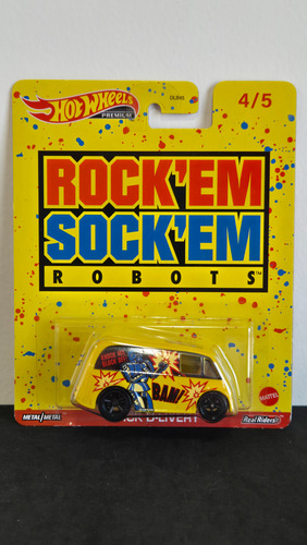 Hot Wheels Premium Pop Culture Quick D-livery Real Riders Amarelo