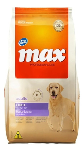 Comida Max Light Perros 15 Kgs S Y