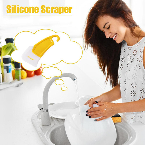 Raspador De Silicona Para Limpiar Ollas Silicone K