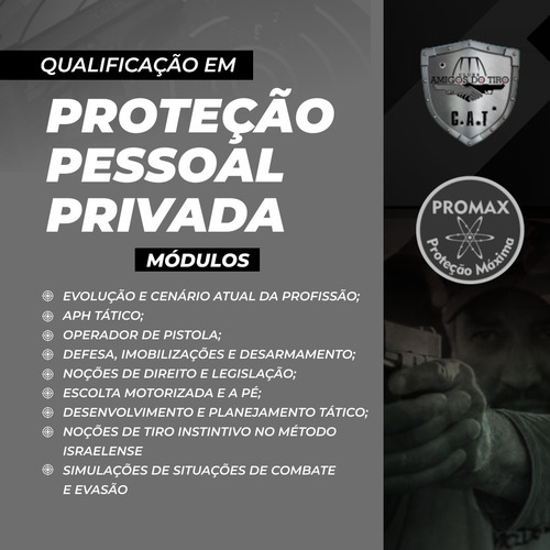 Imagem 1 de 4 de Curso Promax - Qualificação E Proteção Pessoal Privada