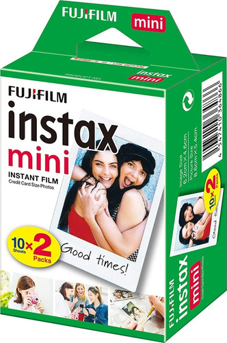 Pack Fuji 20 Fotos Instant Film P/instax Mini 7 8 9 10 11