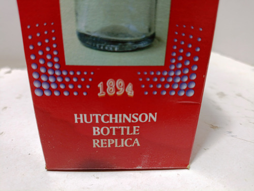 Antigua Botella De Coca Cola Replica 1894 Hutchinson (Usado)