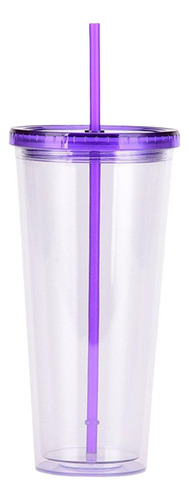 Vaso De Plástico Transparente, Vaso De Café Sin, Violeta