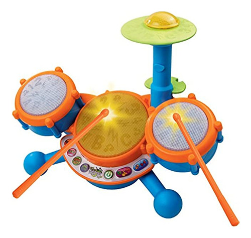 Vtech Kidibeats - Juego De Batería Para Niños, Color Naranj