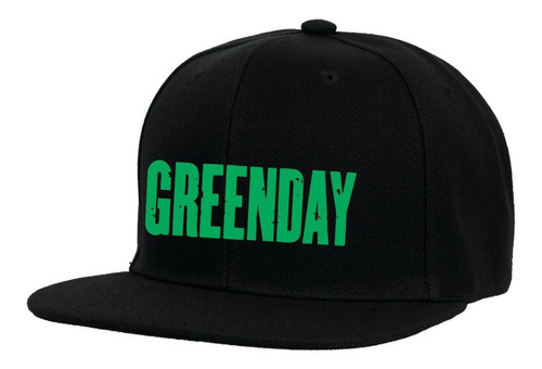 Gorra Plana Snapback - Green Day - Logo - Rock - Tv - Musica