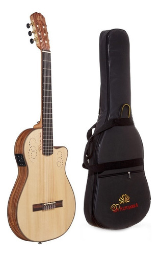 Guitarra Electroclasica Alpujarra 300kink Con Funda - Plus