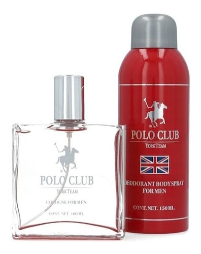Perfume Polo Club Red York Team 100 Ml + 150 Ml