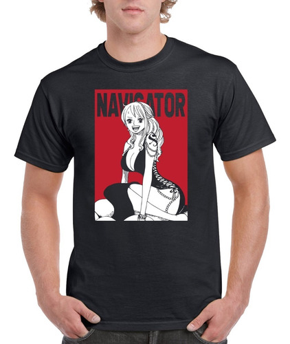 Playera Navigator Nami One Piece Anime Manga Geek A1087