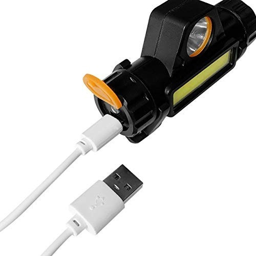 Linterna Minero Gran Potencia Recargable Usb 