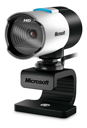 Webcam - Usb 2.0 - Microsoft Lifecam Studio - Preta/prata - 