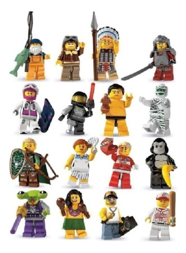 Set De Construcción Lego Minifigures 8803 1 Pieza
