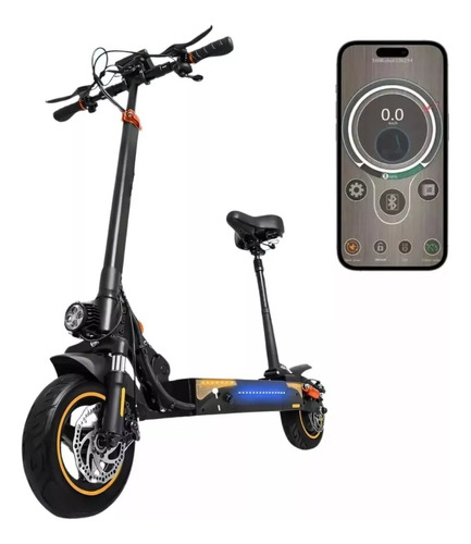 Scooter Eléctrico Patín T4 45 Km/h 600 W 