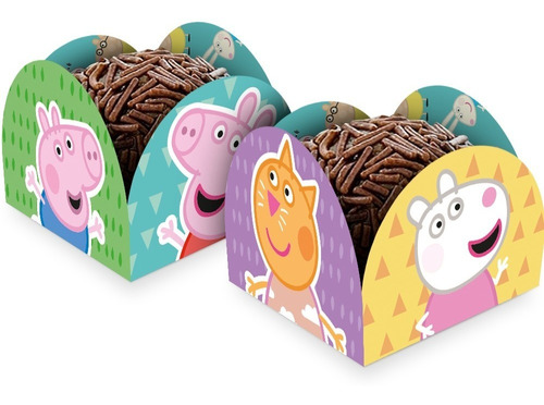 Porta Forminha Doce Peppa Pig - Embalagem Promocional