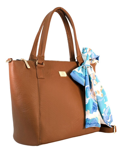 Bolso Tote Para Dama Kaia Diseño Elegante Con Mascada