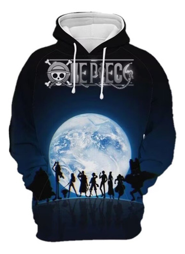 Sudadera De Estilo Moderno Anime One Piece Leading Group Luf