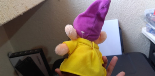 Disneyland World Snow White Seven Dwarfs Dopey Plush 21 Cms (Usado)