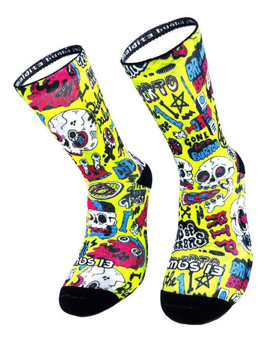 Calcetines Para Ciclismo Y Running Mbs Terror Pizza