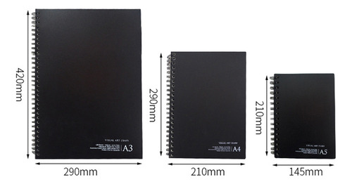 Cuaderno De Bocetos, Tamaño A3, A4, Tamaño A5, Estilo Vintag