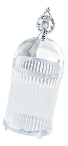 Tarro De Almacenamiento, Cuchara Borde Plateado Transparente