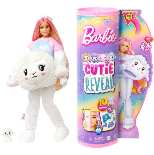 Boneca Barbie Cutie Review Ovelha Branca Hkr02 Mattel