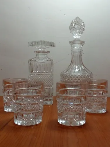 Licorera De Cristal Bohemia (Usado)