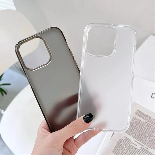 Nova Case Translúcida Para iPhone 15 Pro, Max Proteção Luxo