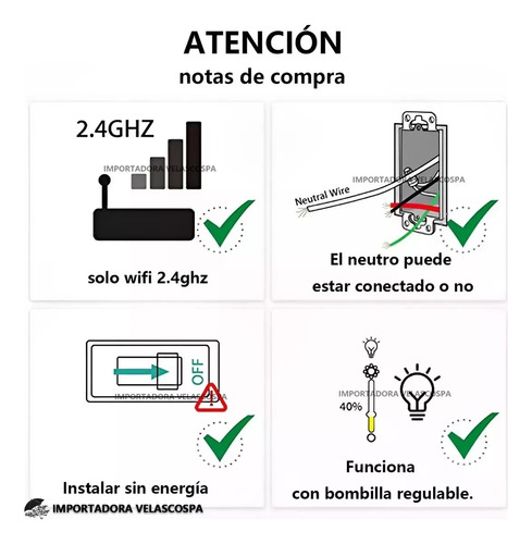 Interruptor Inteligente Wifi 2 Canales