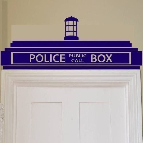 Vinil Dr. Who Para Puerta 1.4 Mts X 56 Cm Tardis