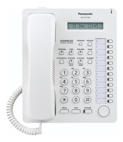 Panasonic Teléfono Alámbrico 1 Línea Kxat7730 Altavoz /v